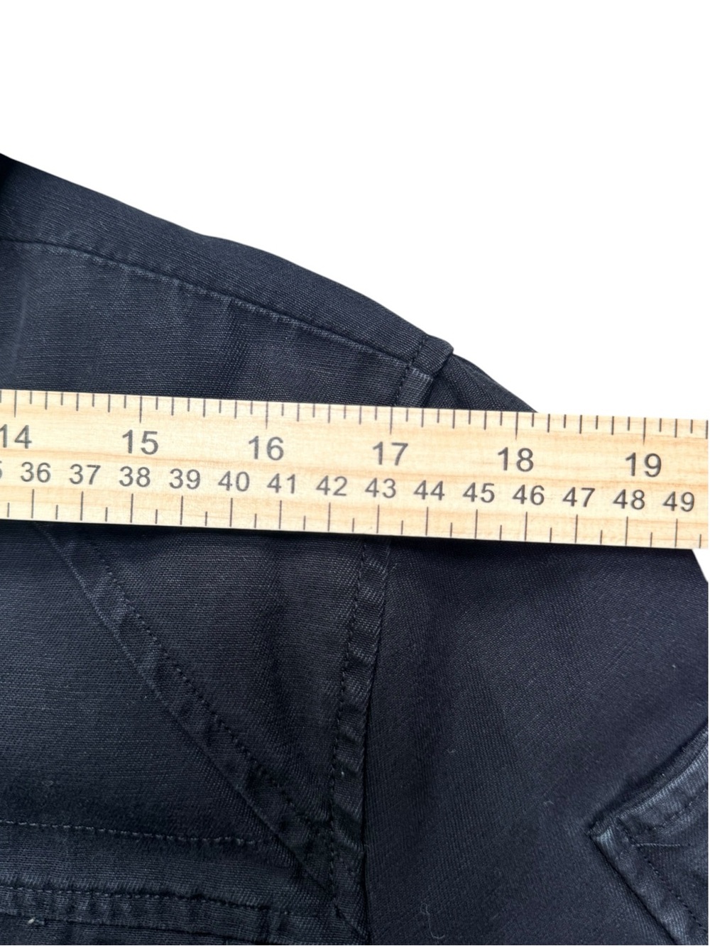 Levi’s Black Hooded Utility Field Jacket Women’s L Military Cargo - Picture 6 of 12